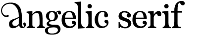 Angelic Serif