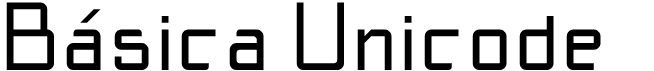 Básica Unicode