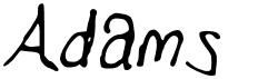 Adams Font