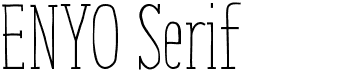 Enyo Serif