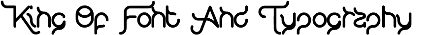 King Of Font And Typography